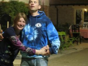 me and dave dancing at 40th